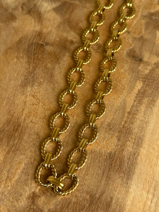 Collier grosse maille