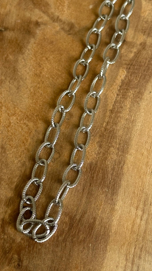 Chaîne grosse maille 9x15cm